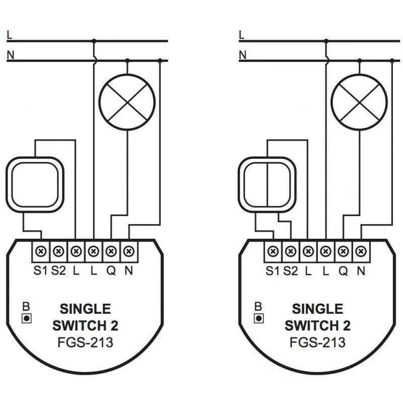 Single switch. Fibaro Single Switch 2,5kw FGS-213. Fibaro Double Switch 2. Реле Aqara 2. Схема подключения 2 канального реле Aqara.