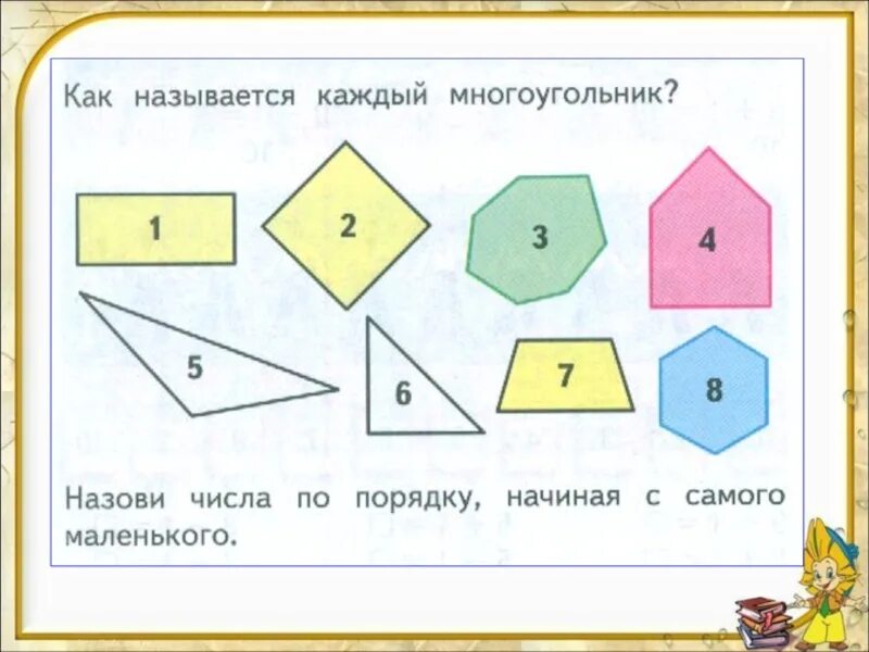 Для каждого числа назовите