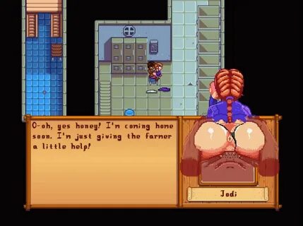 Stardew Valley Jodi (stardew Valley) Cellphone Animated. 