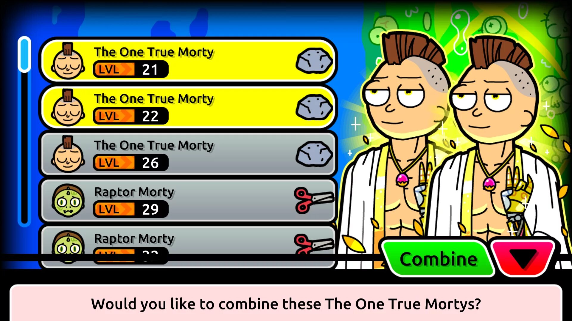 Список морти. Pocket mortys морти. морти из игры pocket mortys. рик покет мортис. рик и морти игра pocket mortys.