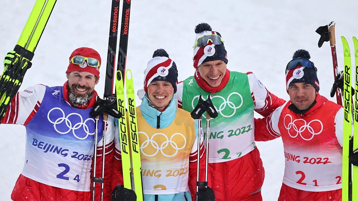 Олимпийский чемпион по лыжным гонкам Большунов. Лыжи женщины сегодня результат 10 км