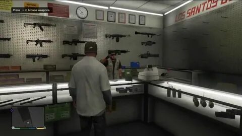 Гта 5 оружейный магазин