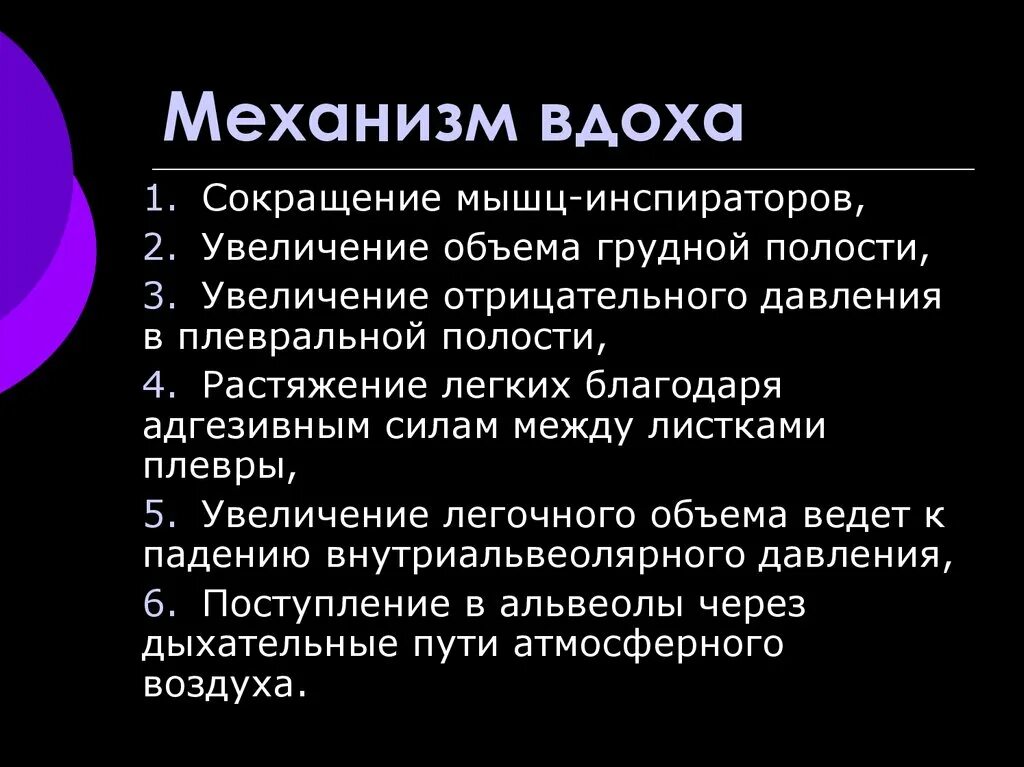 Последовательность процессов обеспечивающих вдох человека. Механизм вдоха. последовательность механизма вдоха. механизм акта вдоха физиология. последовательность при вдохе.