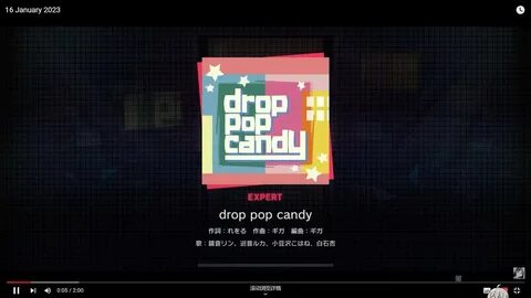 Pop drop