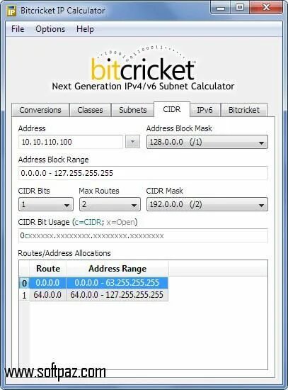 Subnet calculator