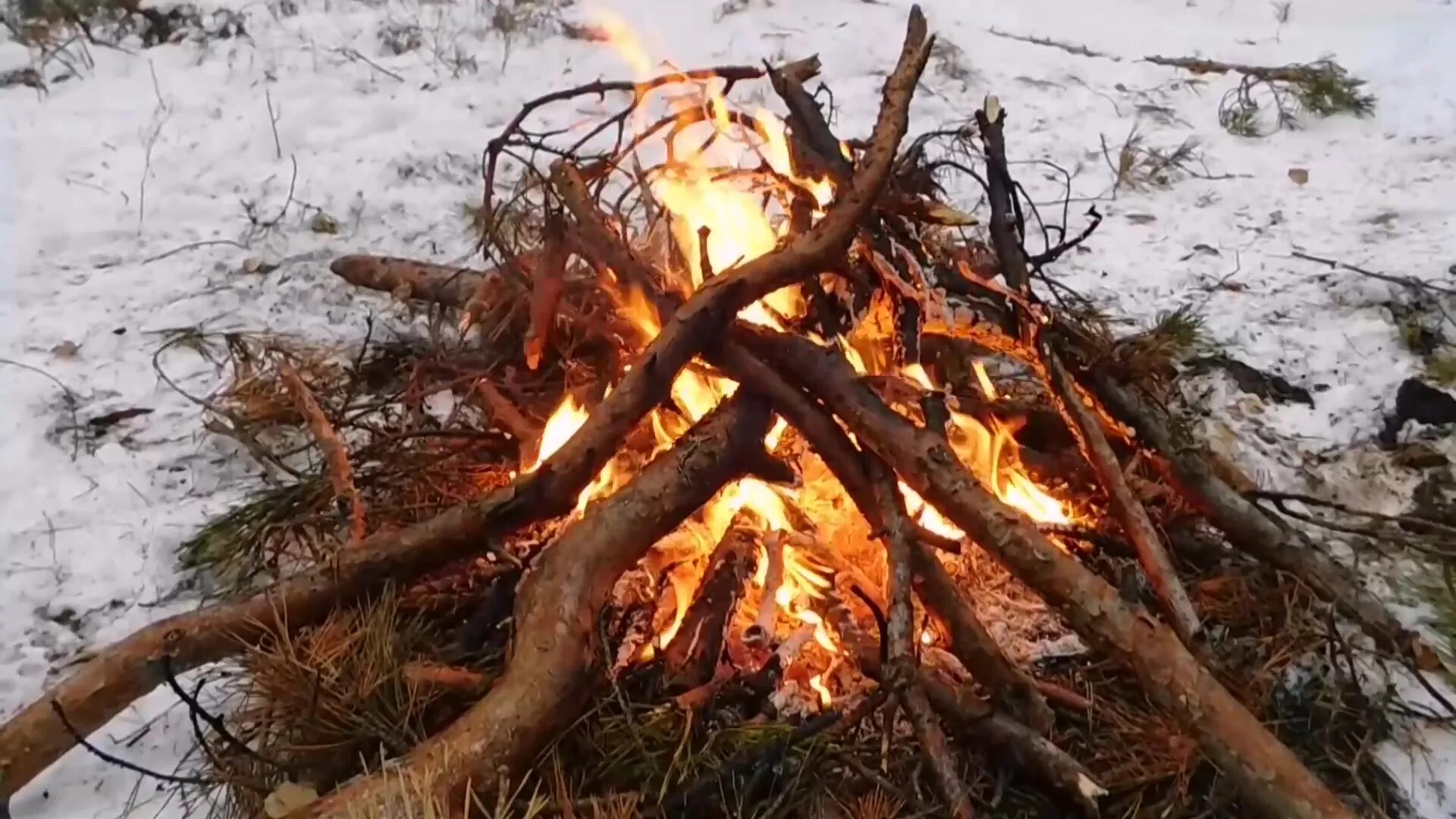 горит ли снег