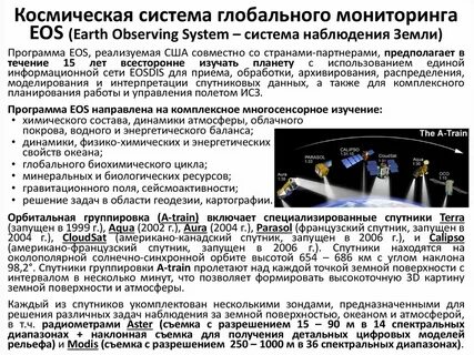 Виды космических систем