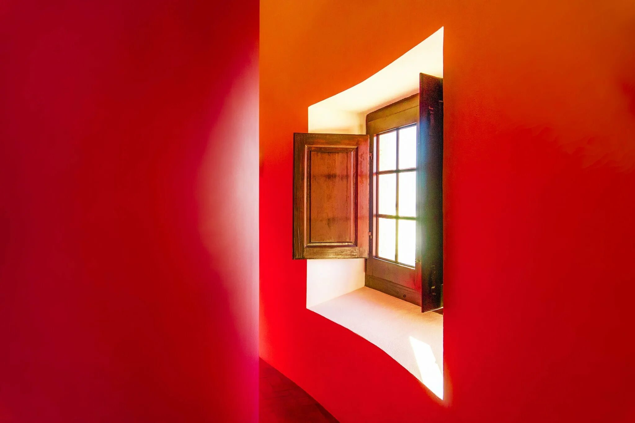 Red window