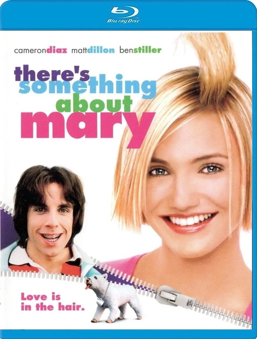 Theres something there. There's something about Mary 1998. Бен Стиллер и Кэмерон Диаз.