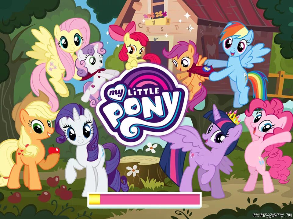 Много игр my little pony