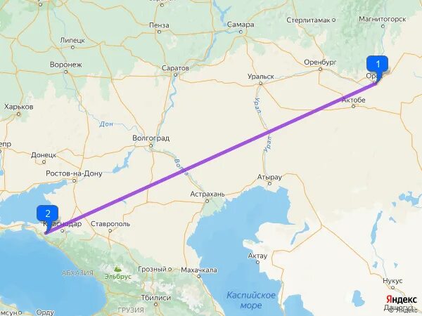 Расстояние между городом и турбазой 130 км