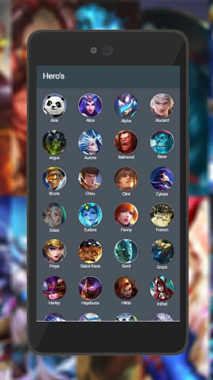 Legend guide. Legend guide
