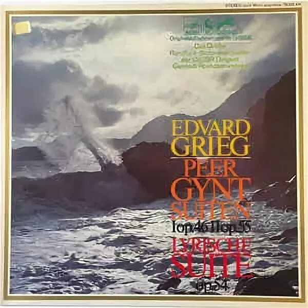 Peer gynt op 46. Peer Gynt best of Grieg CD.