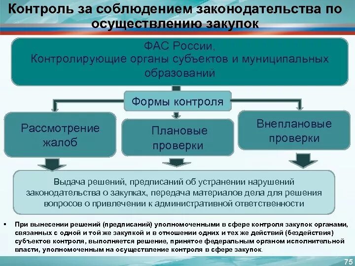 Контролирующие органы. Контроль за соблюдением законодательства. Антимонопольный орган. Деятельность ФАС. Контроля за реализацией закона