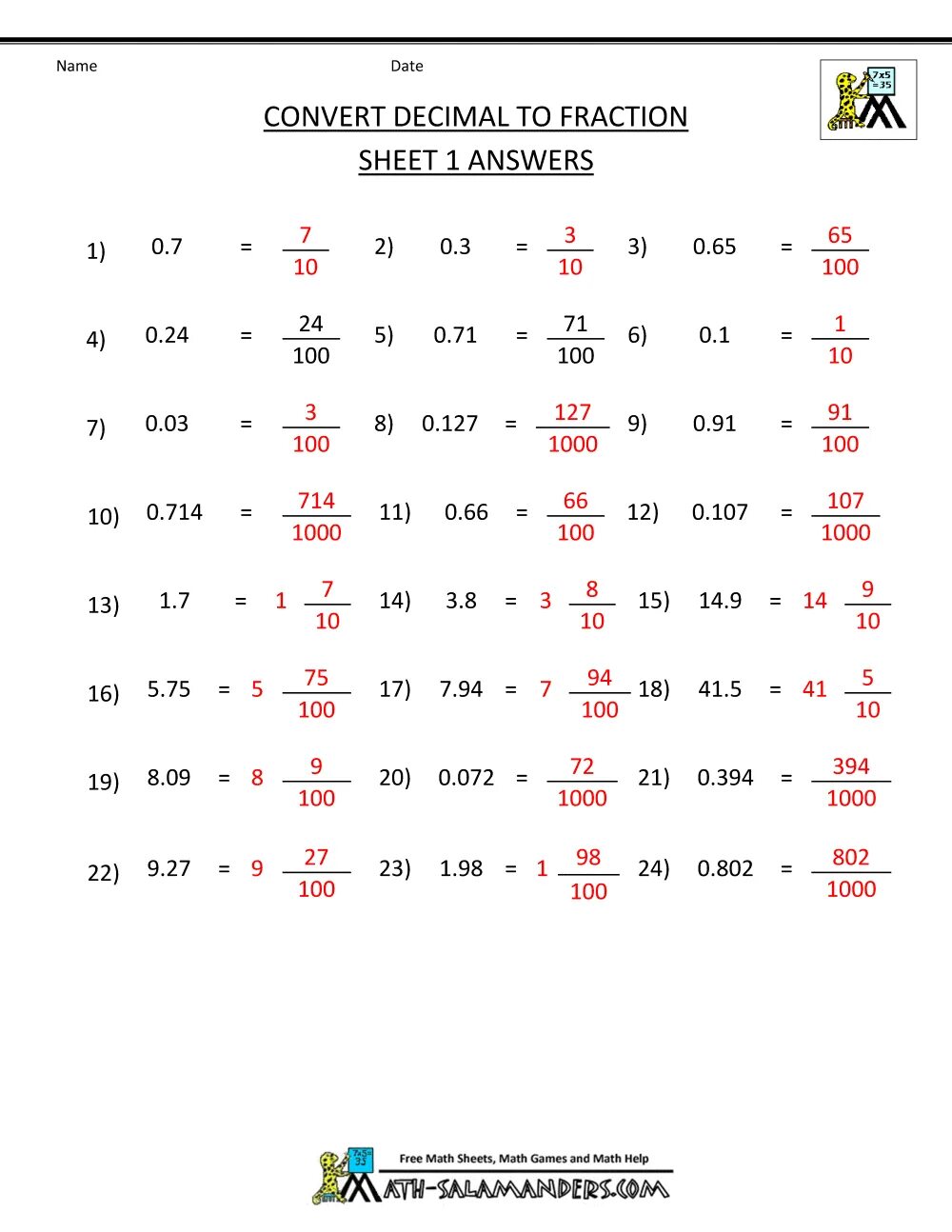 Decimal fraction. Fraction to decimal. converting fractions to decimals. converting recurring decimal to fraction. how to read decimal fractions in english.