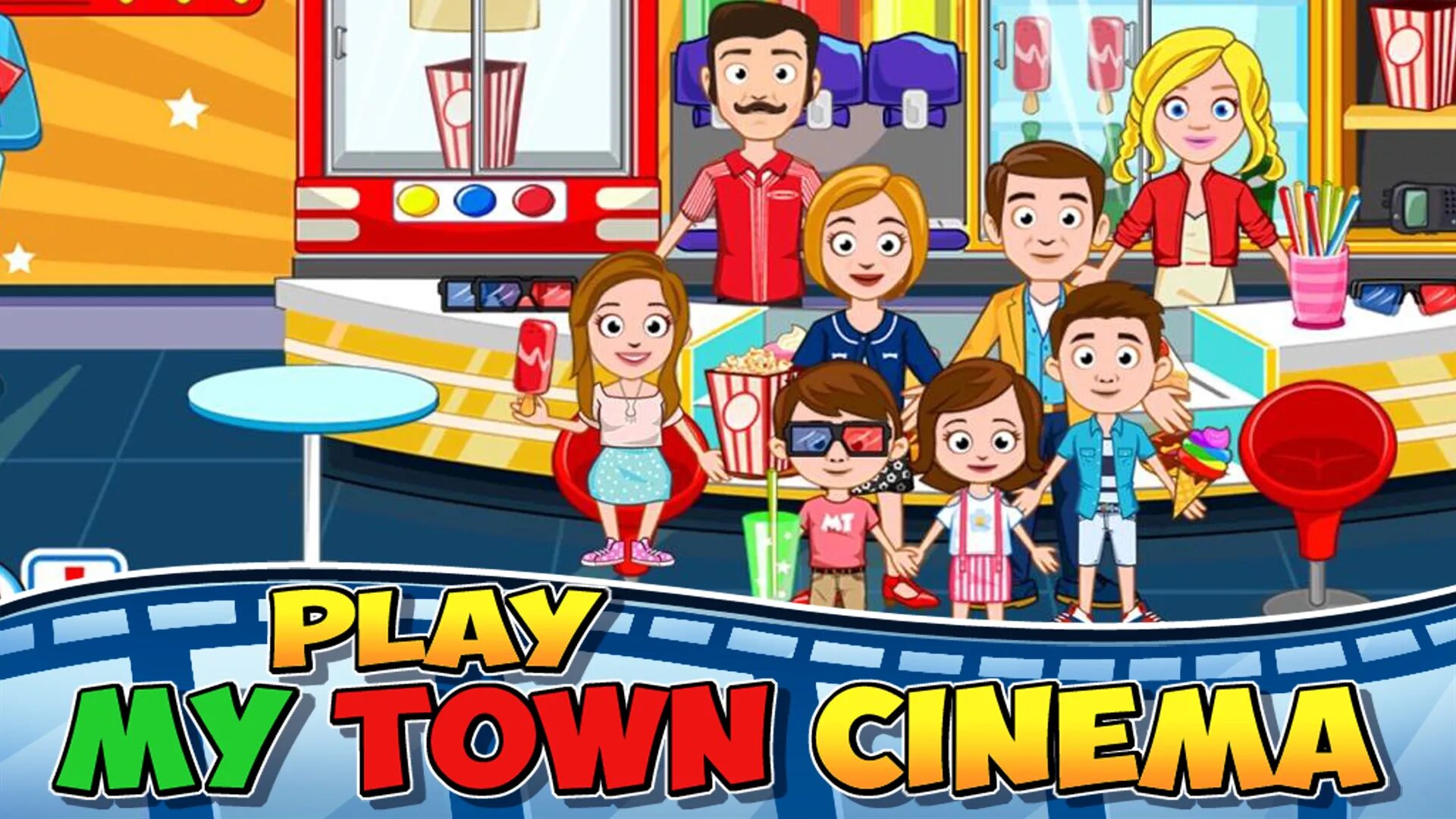 My town good. My Town. My Cinema игра. Игра мой город. My Town открытый урок.