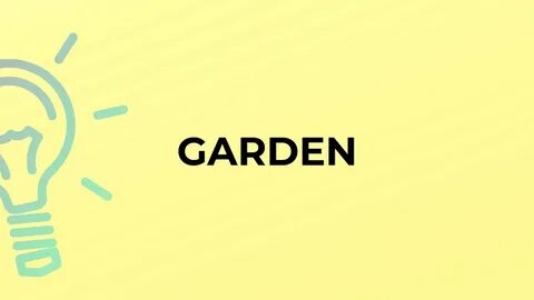 Слово garden