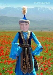 Фотошоп в национальном костюме