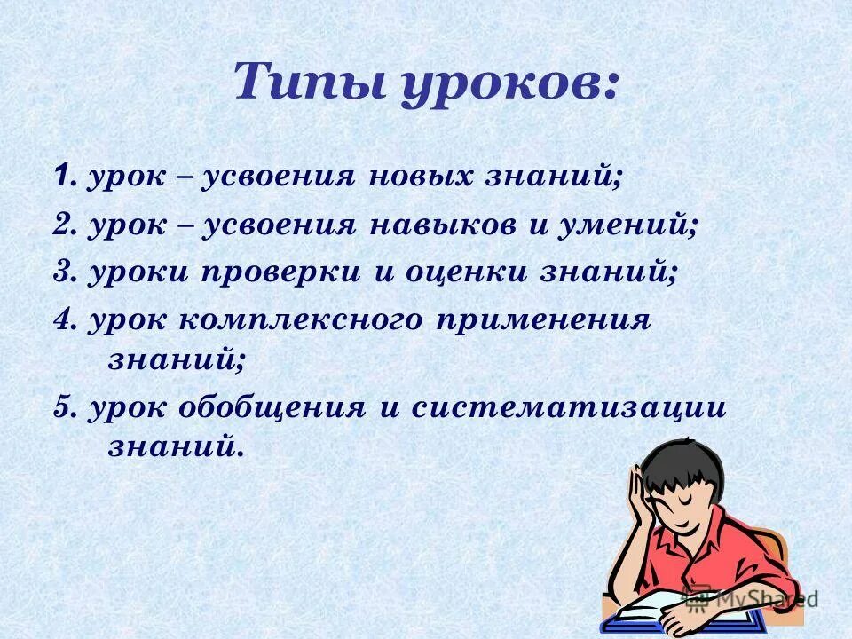 Тип урока урок усвоения новых знаний. Тип урока урок усвоения новых знаний