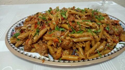 Макароны с мясом в казане