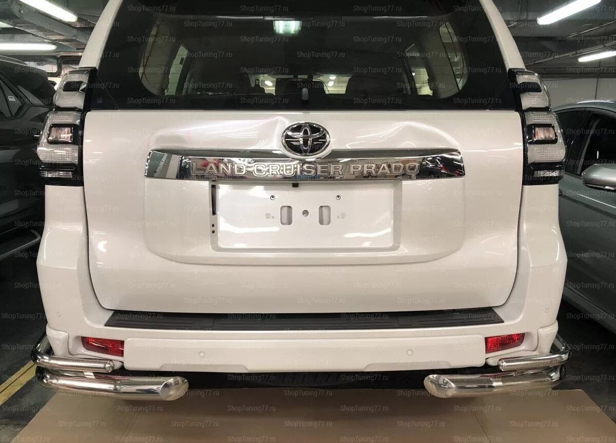 Защита заднего бампера Prado 150. Защита заднего бампера Toyota Land Cruiser 150 Prado. Toyota lc150 защита. Защита бампера Прадо 150 2019. Защита бампера прадо купить