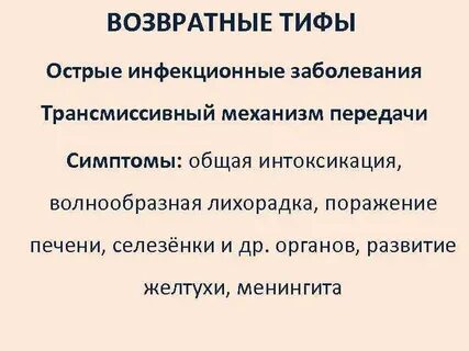 Возвратный тиф
