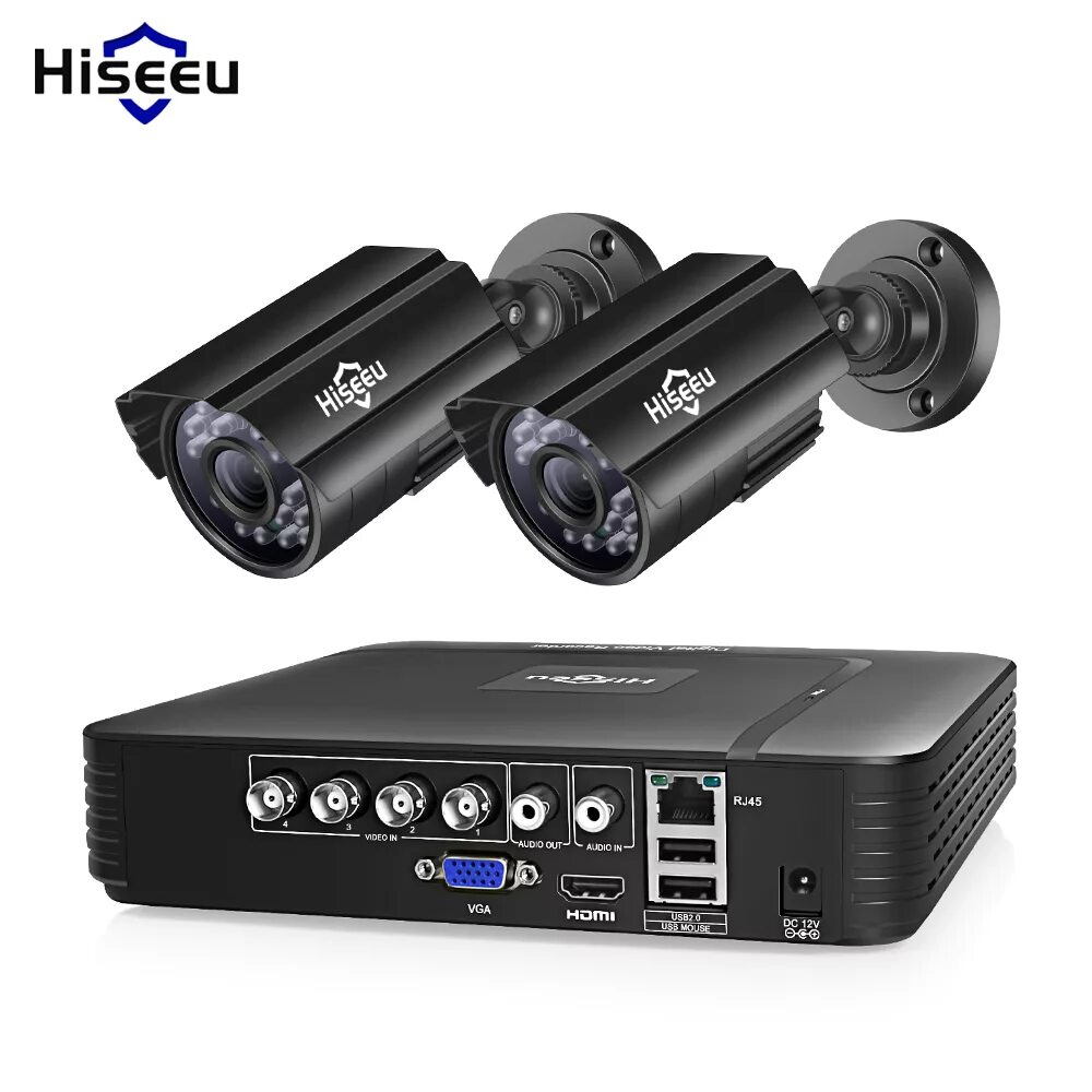 Hiseeu 4ch WIFI CCTV. AHD DVR комплект 1080p. Камеры hiseeu 8ch.