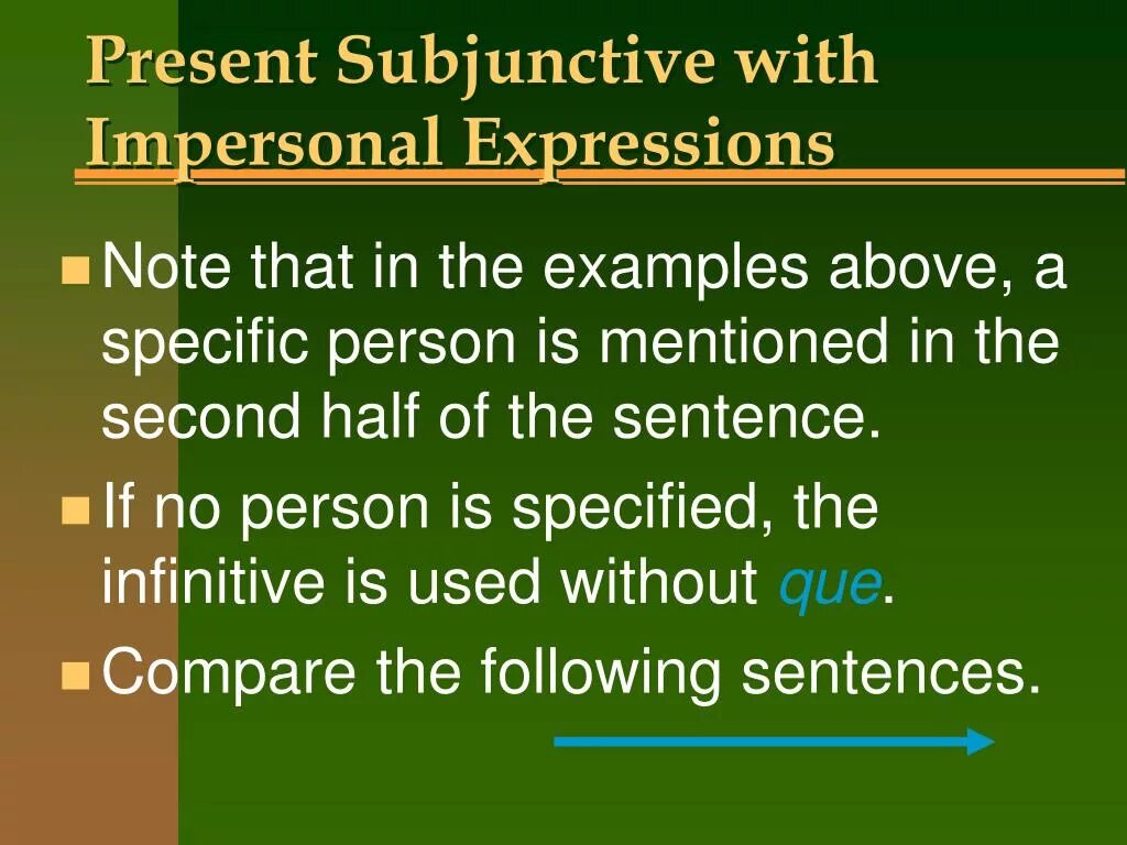 Personal and impersonal constructions. Impersonal sentences. personal impersonal sentences. impersonal expressions. present subjunctive.