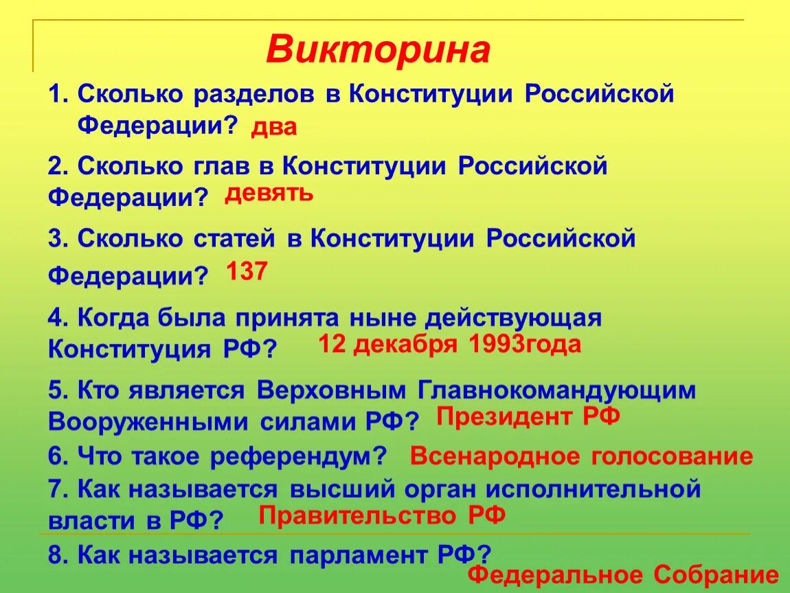 Сколько статей в Конституции. Сколькостатнй в Конституции.