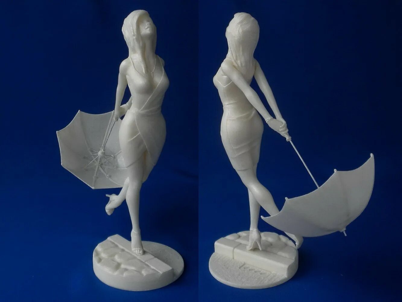 3д модель девушки для 3д принтера. Фигурки fdm 3d printer. статуэтки на 3д принтере. моделирование скульптуры. статуэтки из 3д принтера.