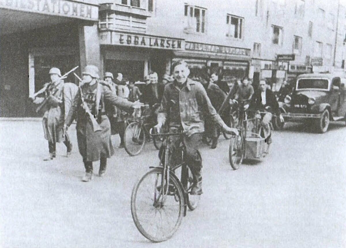 Оккупация Дании 1940. Норвегия 1940. Немцы в Норвегии 1940.