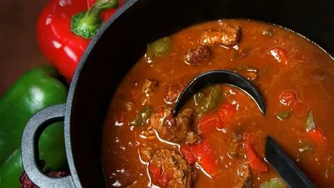 Мясо по абхазски с овощами