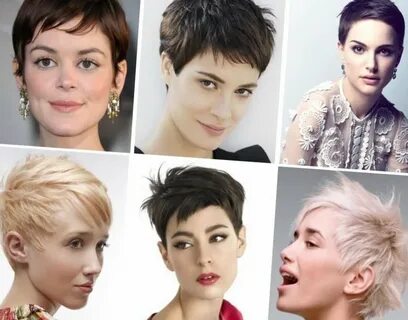 Женские стрижки пикси для круглого лица