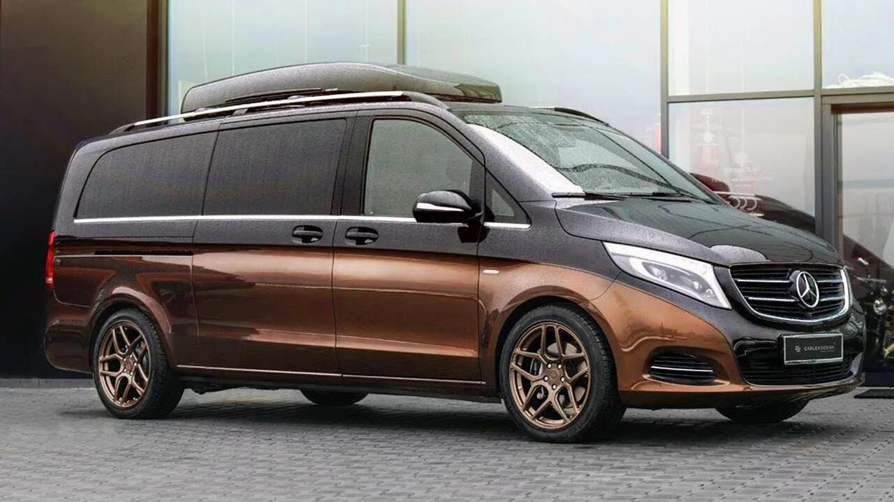 Android навигация на Mercedes V Class W447 и установка потолочного монитора для 