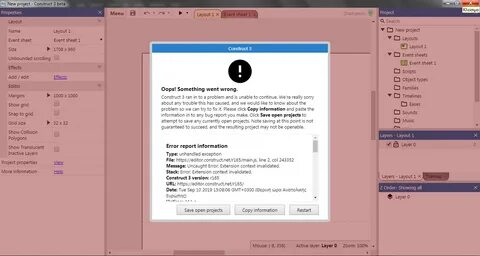 Extension error