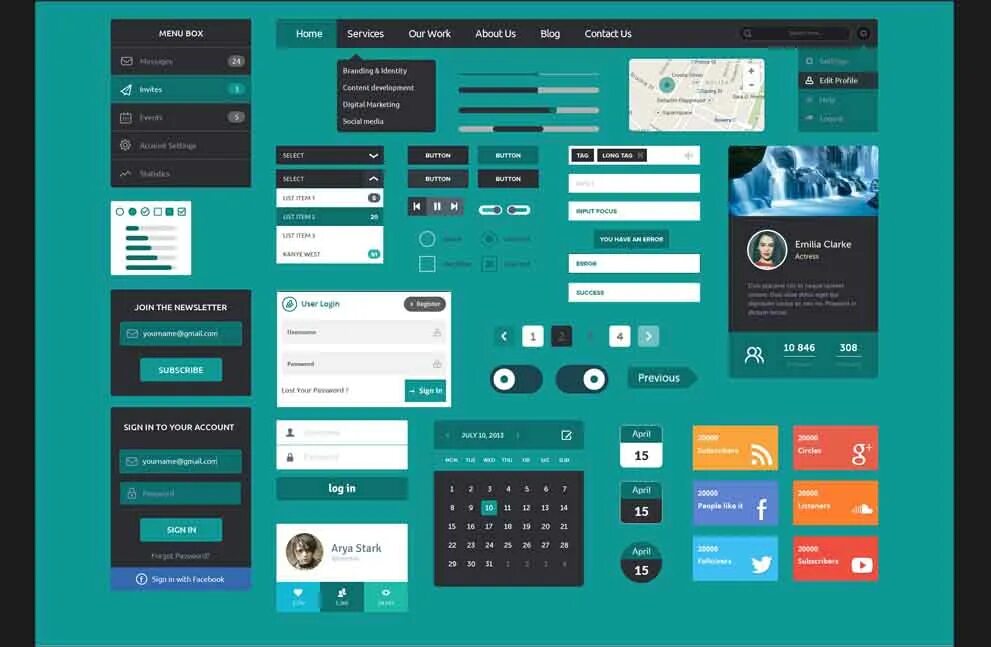 Пользовательский интерфейс ui. Интерфейс сайта. дизайн интерфейсов. элементы ui kit. дизайн веб интерфейсов.
