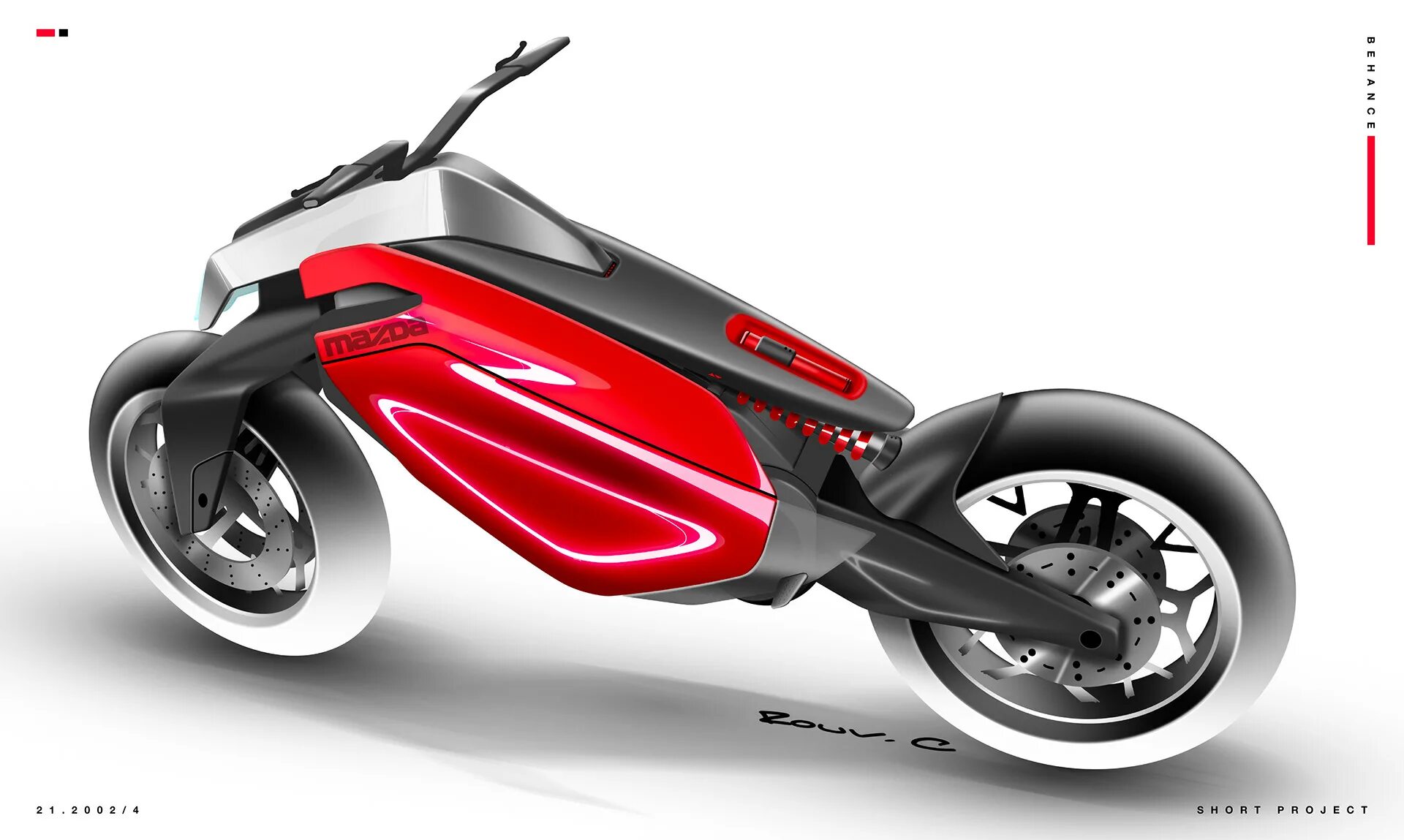 MAZDA Motorcycle vision (10) Images :: Behance