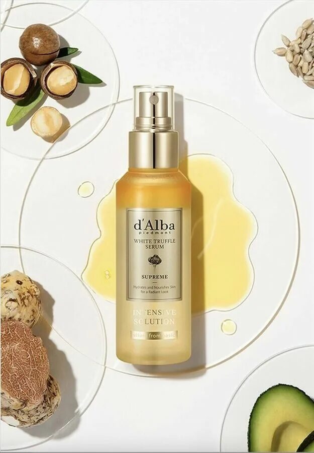 D'alba white truffle first spray serum. [d'alba] d'alba white truffle serum 100ml. D'alba white truffle first spray serum. D alba сыворотка спрей с белым трюфелем. D'alba white truffle serum intensive solution 50ml.