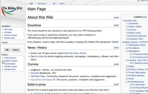 Hidden wiki