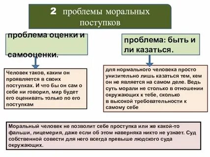 Моральный выбор это в обществознании 8 класс