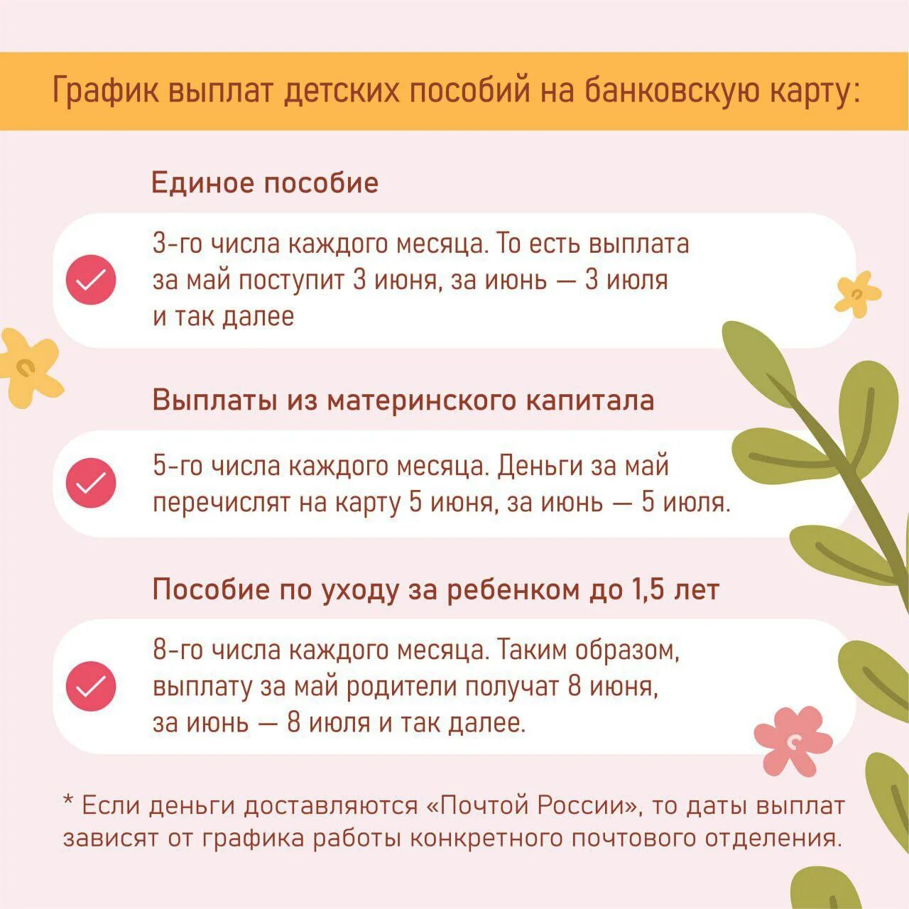 Детские пособия в июне какого числа. Детские пособия в июне какого числа