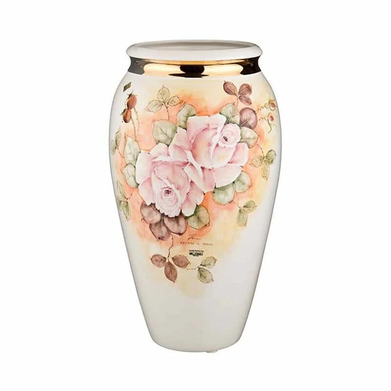 Ceramiche Millennio вазы. Ваза высота 31 см KSG-495-4211. Ваза для цветов. Керамические вазы. Купить вазу каменск уральский