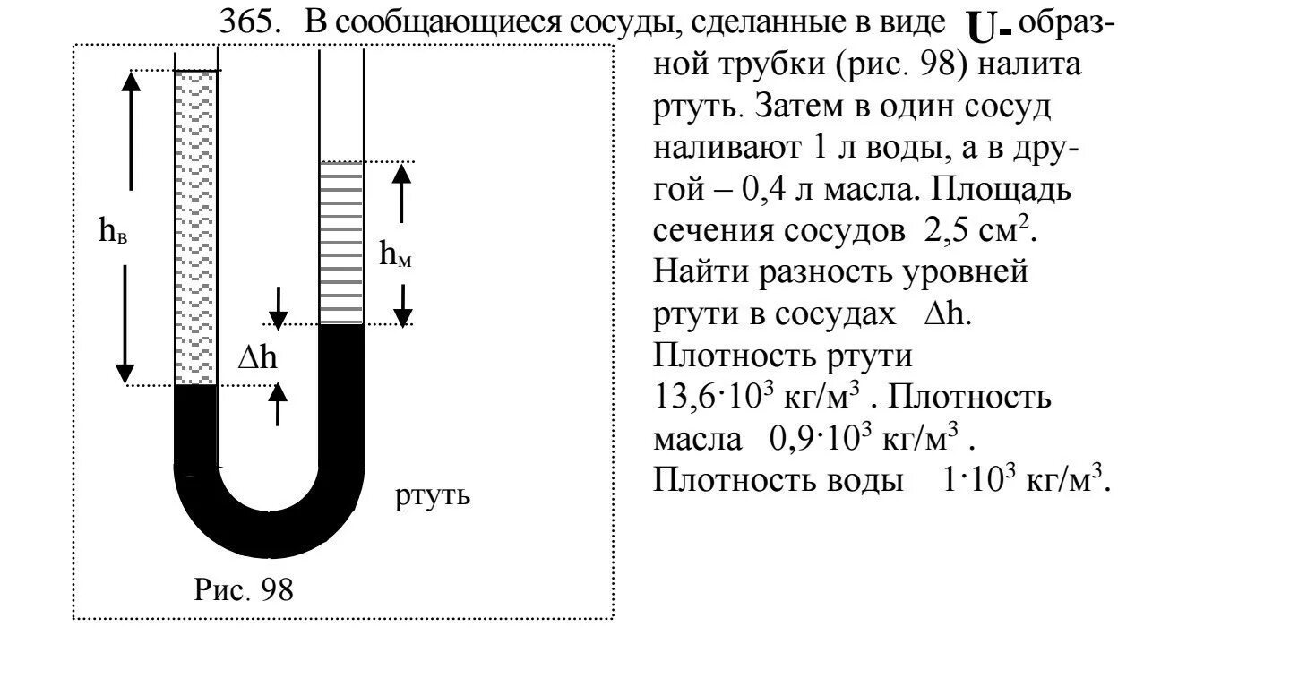 В сосуд с водой долили. Сообщающиеся сосуды. Сообщающиеся сосуды с разными жидкостями. Высота столба жидкости в сообщающихся сосудах. Задачи на сообщающиеся сосуды.