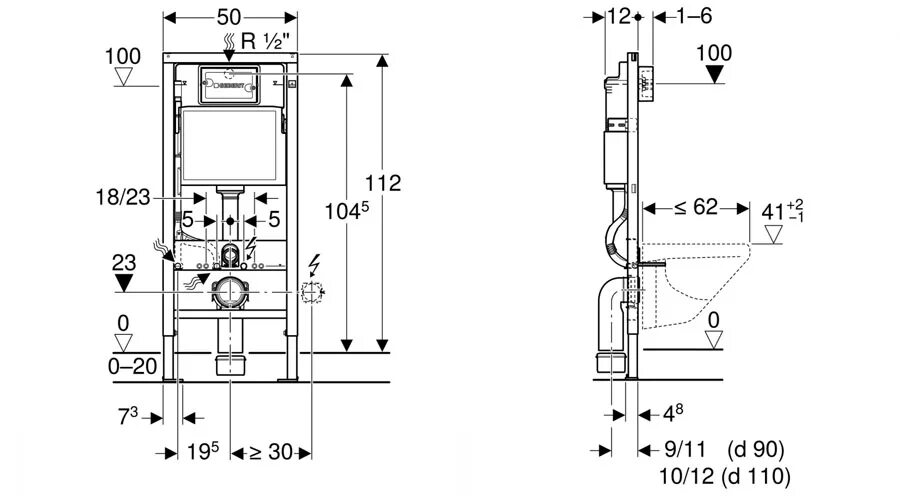 Инсталляция Геберит габариты. Инсталляция Geberit чертеж толщина рамы. Высота инсталляции для унитаза от пола Геберит. 458.128.21.1 Геберит составные части. Туалет инсталляция размеры