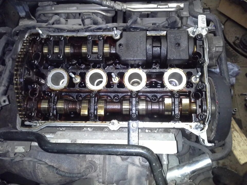 Прокладка клапанной крышки. - Volkswagen Passat B5, 1,8 л, 1999 года своими рука