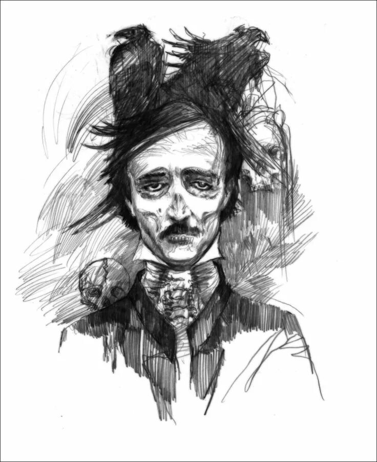 Edgar Allan POE. Зарисовки Эдгара по.