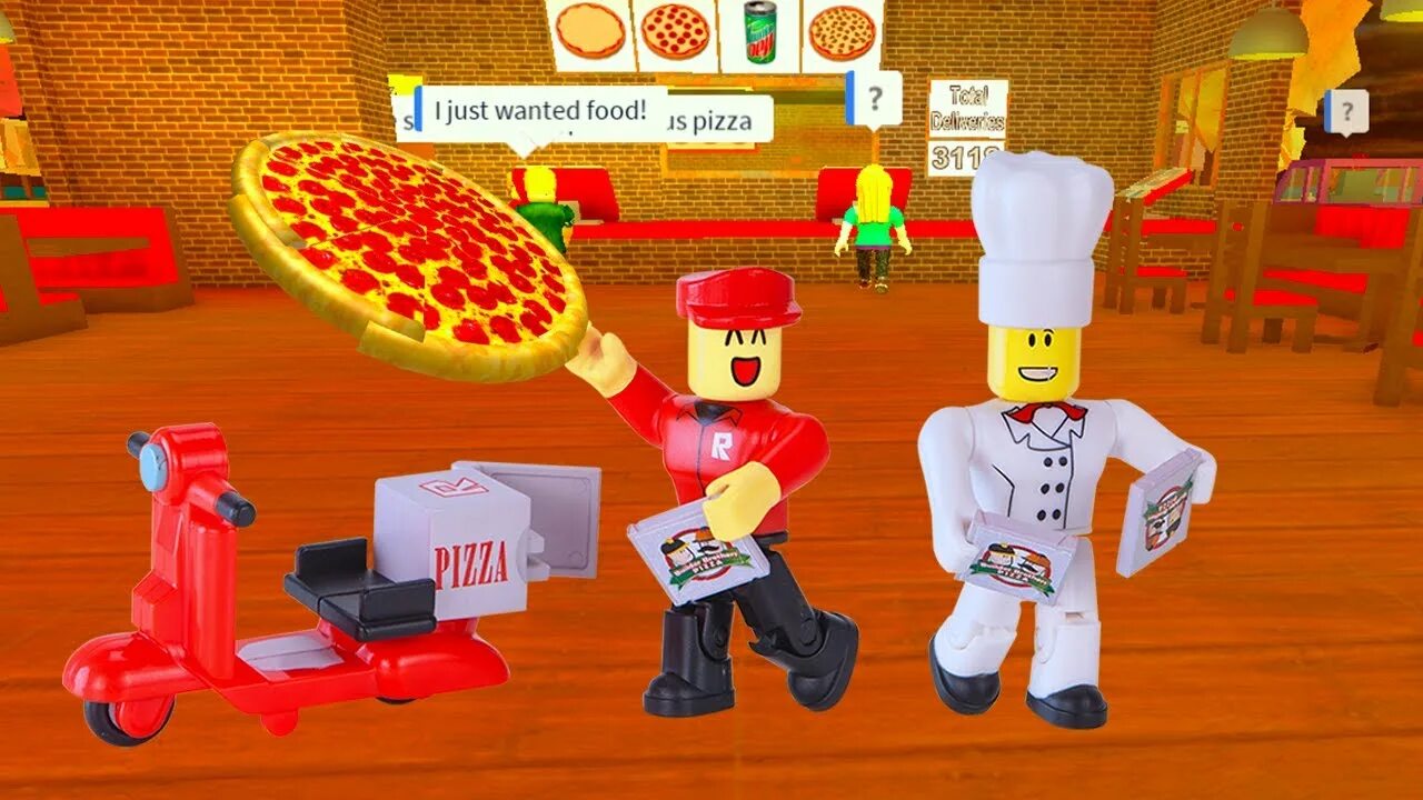Working at a pizza place