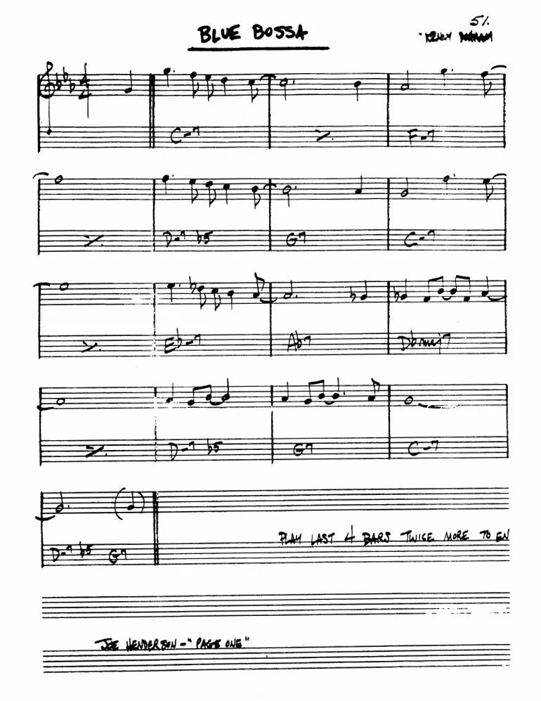 Blue bossa. Blue bossa sheet music. Blue bossa. Blue bossa. Blue bossa sheets.