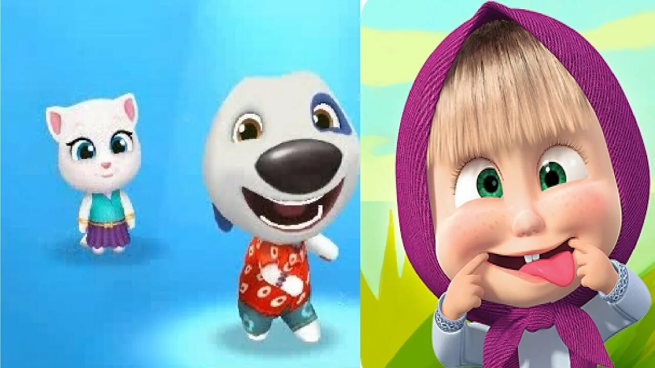 Талкинг Хэнк Гавайский. Маша РАН геймплей. Talking Tom finger Family. Карс vs Маша. Masha v