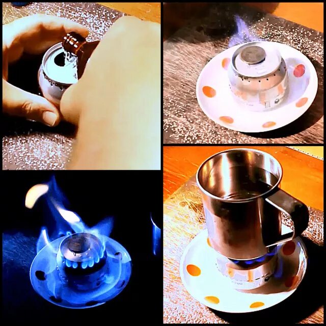 Спиртовая горелка своими руками. Самодельная спиртовая горелка. Горелка из банок. Как сделать горелку из банок. Горелка из жестяной банки.